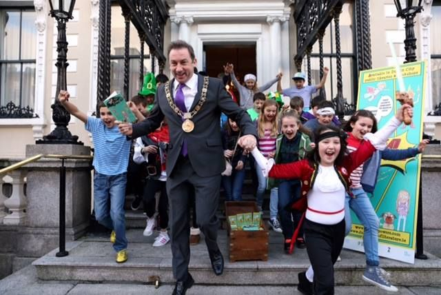 Dublin&#039;S Lord Mayor Oisín Quinn Is Pictured With Jade within Harolds Cross National School