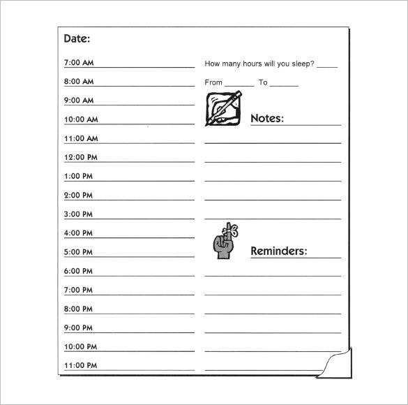 Free 14+ Hourly Planner Samples And Templates In Pdf | Ms regarding Hourly Planner Template