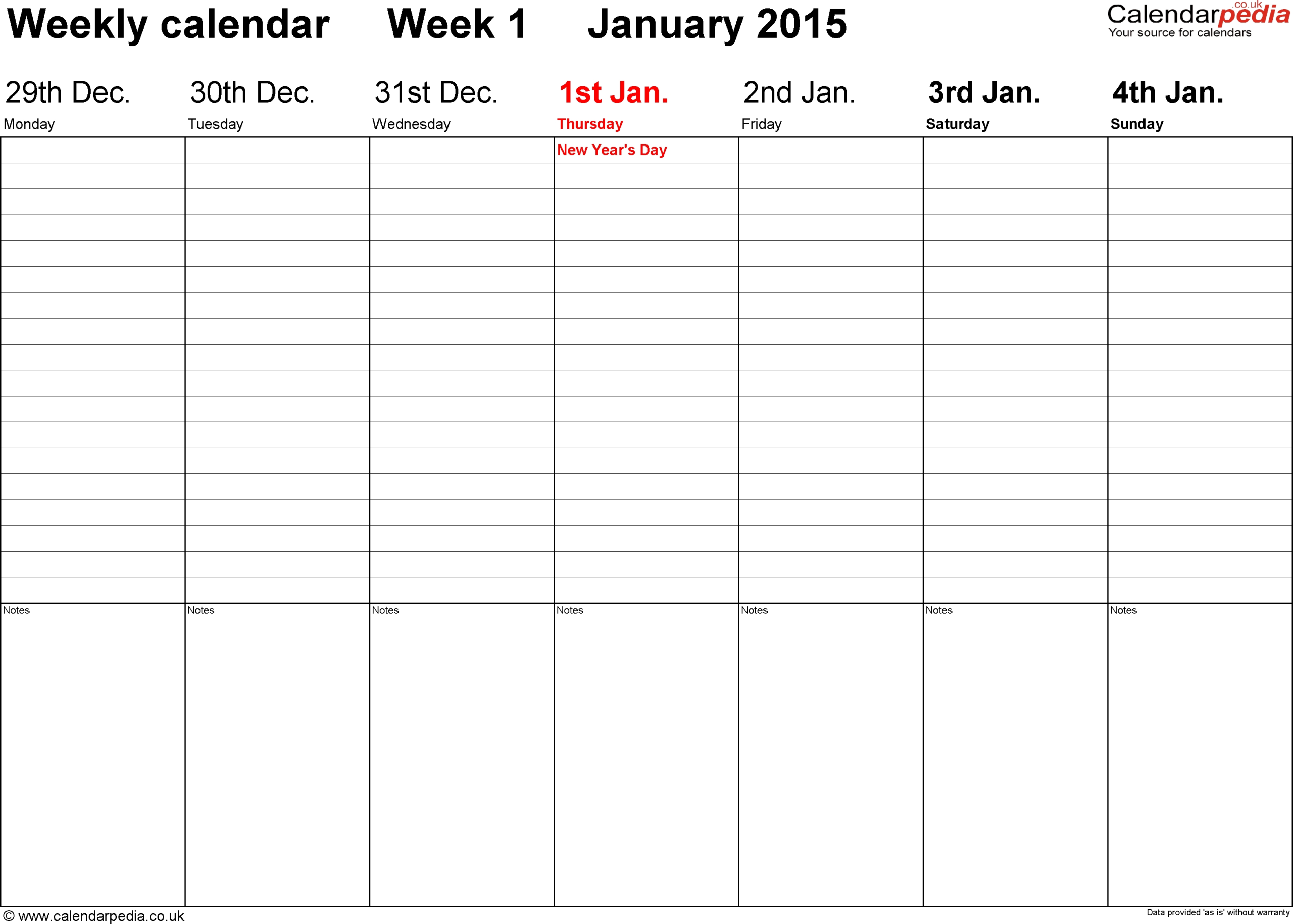 Free 2 Week Blank Printable Calendar  Calendar within One Week Blank Calendar Printable