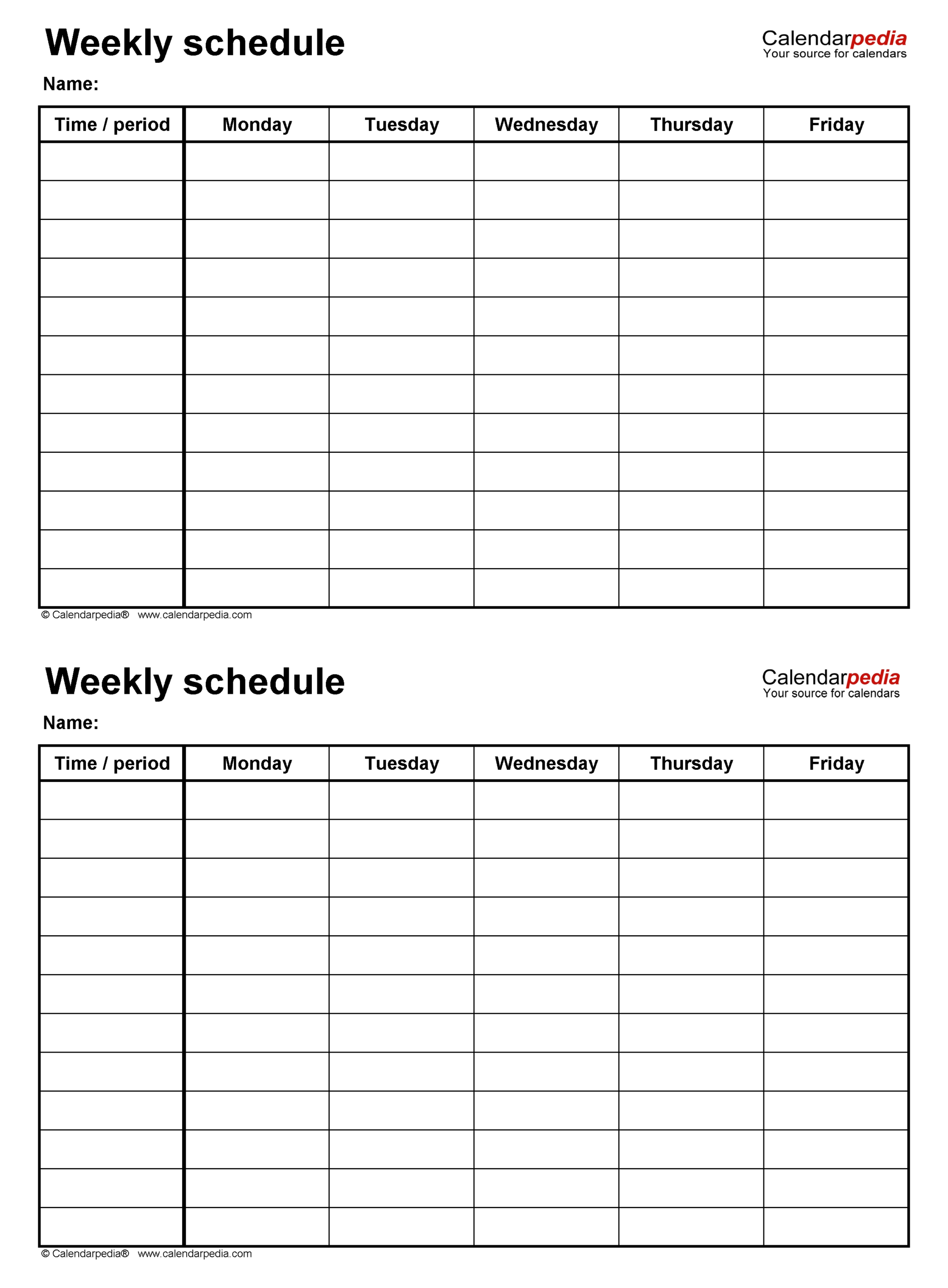 Free 4 Week Blank Calender Template  Get Your Calendar intended for Blank 4 Month Calendar