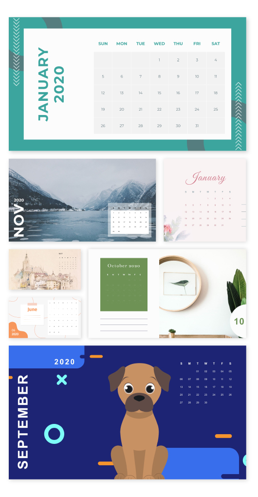 Free Calendar Maker  Create A Personalized Calendar | Visme in Custom Calendar Maker