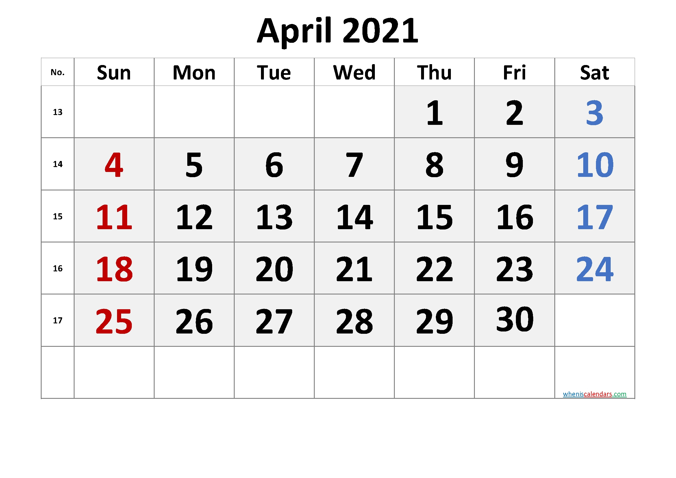 Free Calendar With Week Numbers 2021 | Month Calendar in Free Calendar Numbers