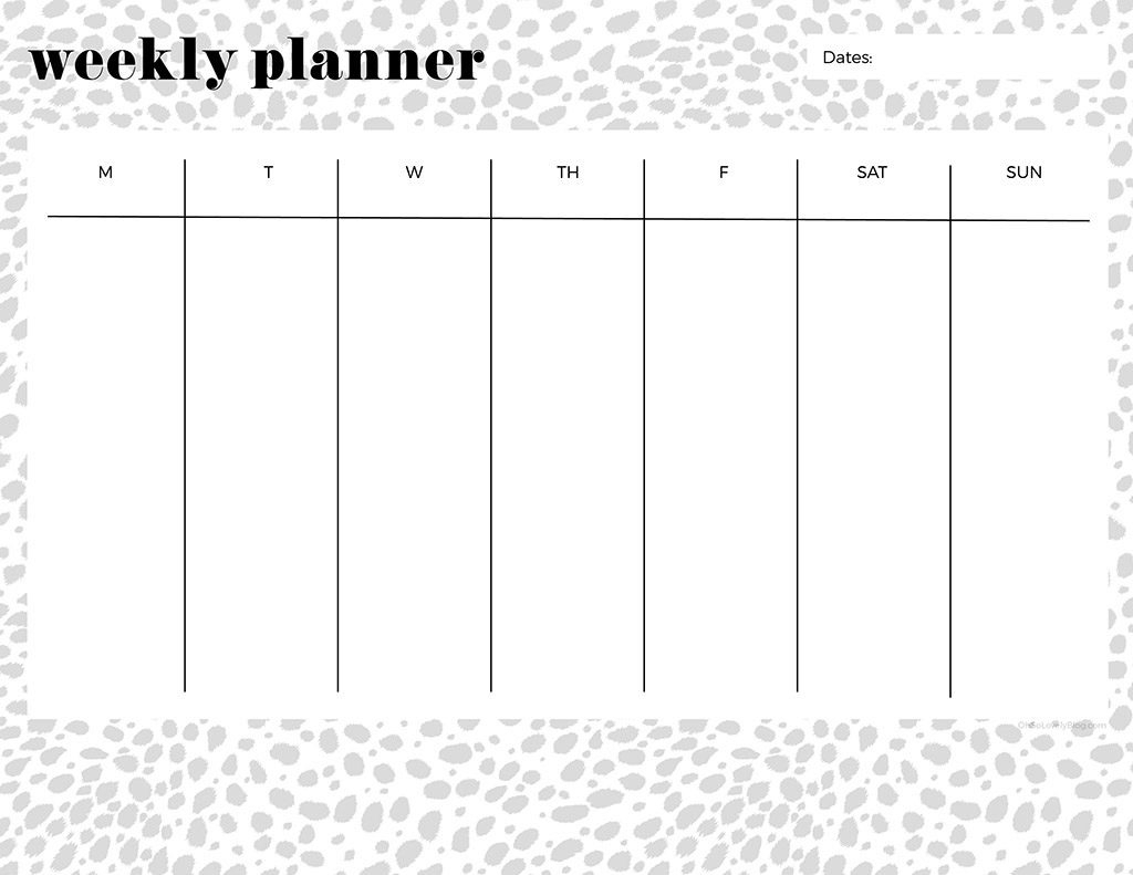 Free Printable 4 Week Calendar | Calendar Printables Free throughout Blank 4 Month Calendar