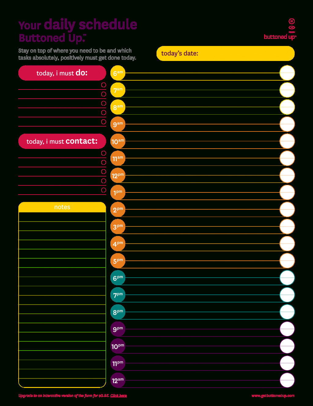 Free Printable Calendar Without Downloading :Free within Blank Hourly Calendar