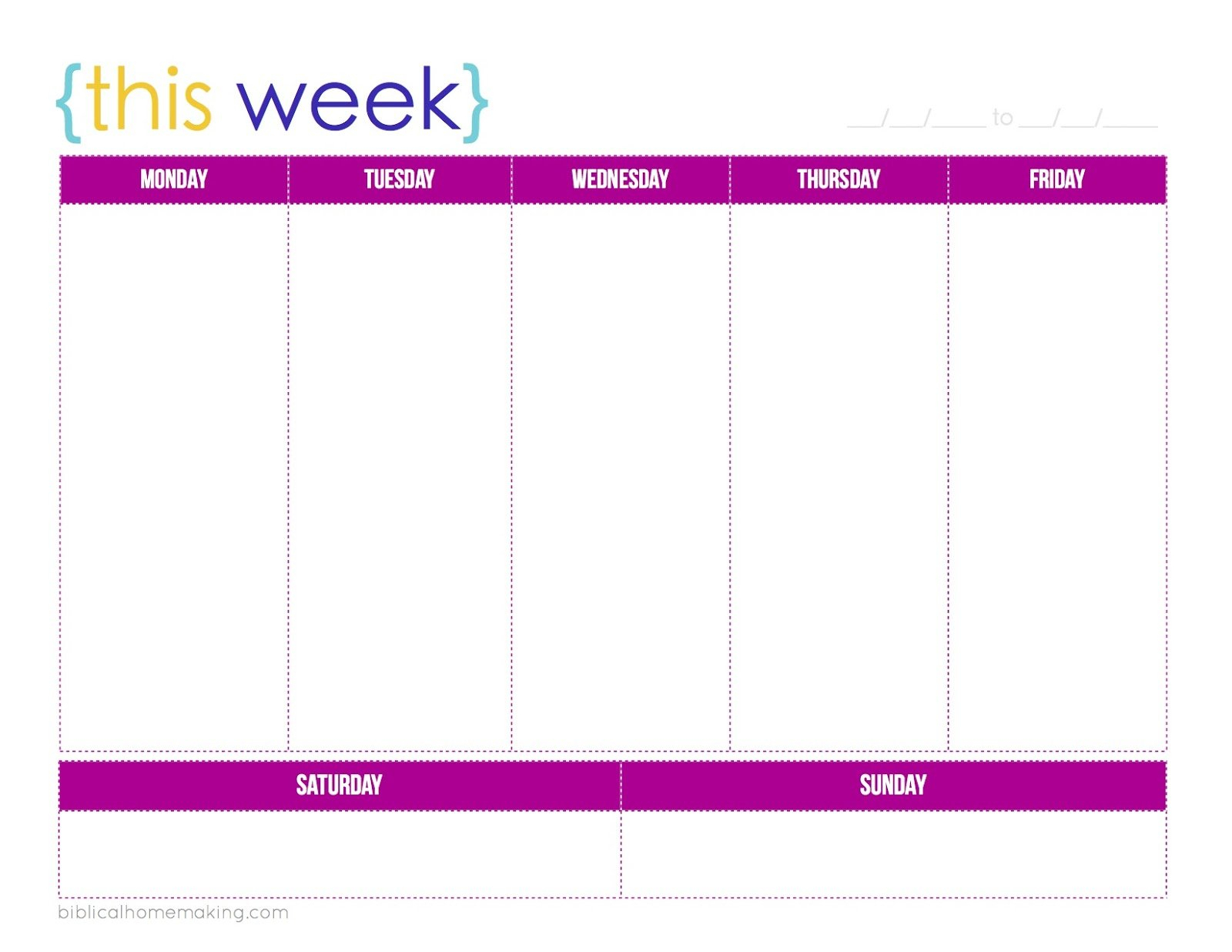 Free Printable Monthly Calendar Monday Thru Friday :Free throughout Printable Calendar Monday Through Friday