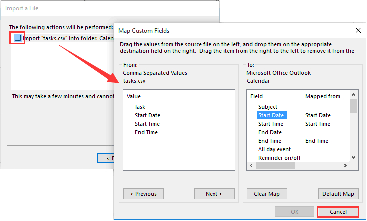 How To Populate Outlook Calendar With Data In Excel within Calendar From Excel Data