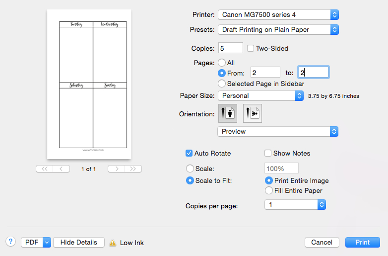 How To Print Wendaful Planner Inserts | Planner Inserts in Wendaful Free Printables