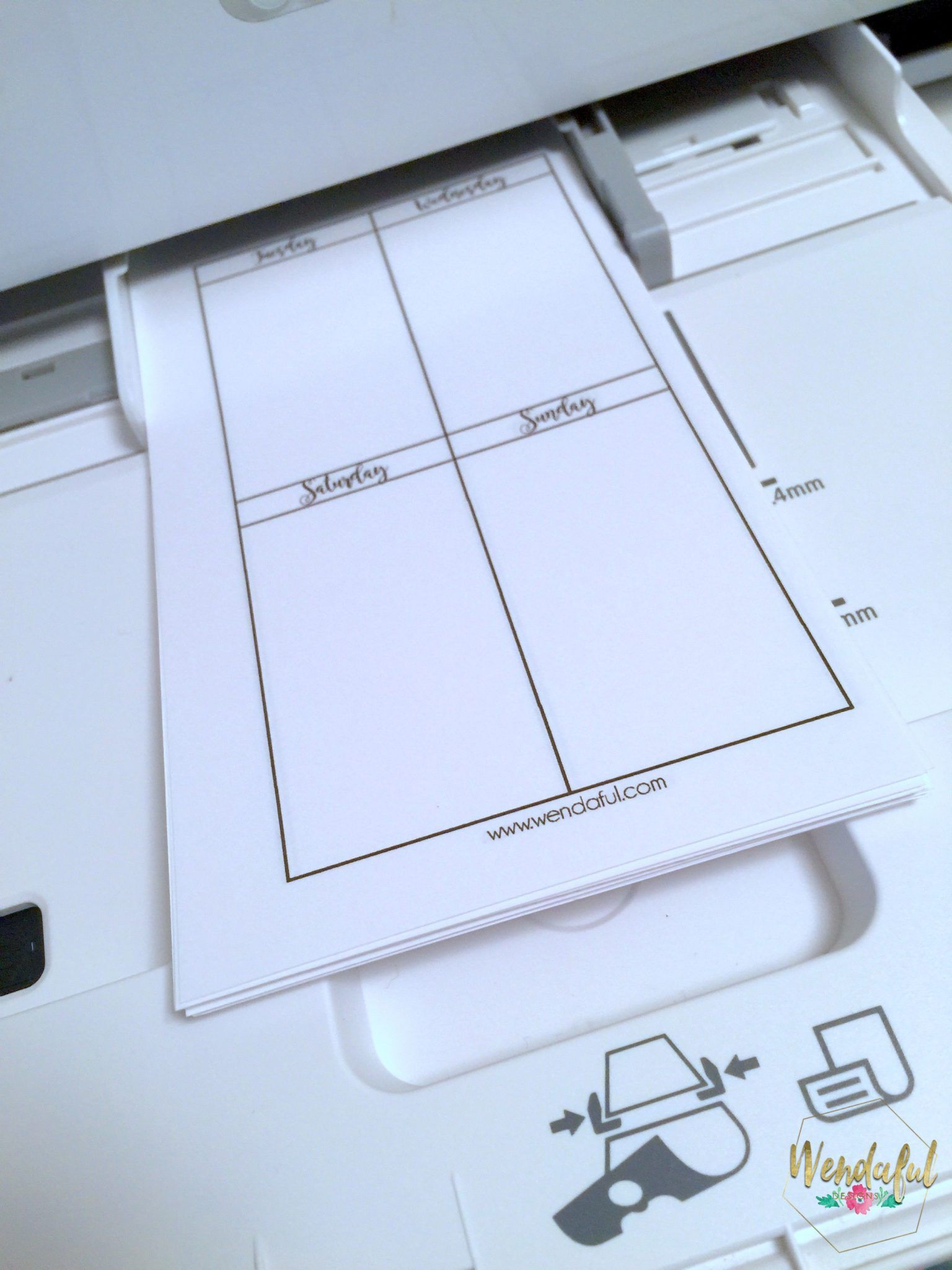 How To Print Wendaful Planner Inserts | Planner Inserts throughout Wendaful Free Printables