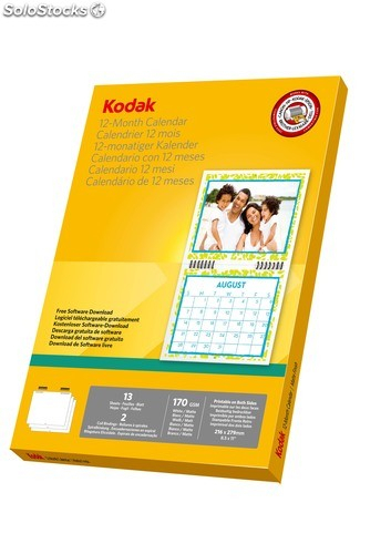 Kodak 12 Month Calendar for Kodak Photo Calendar