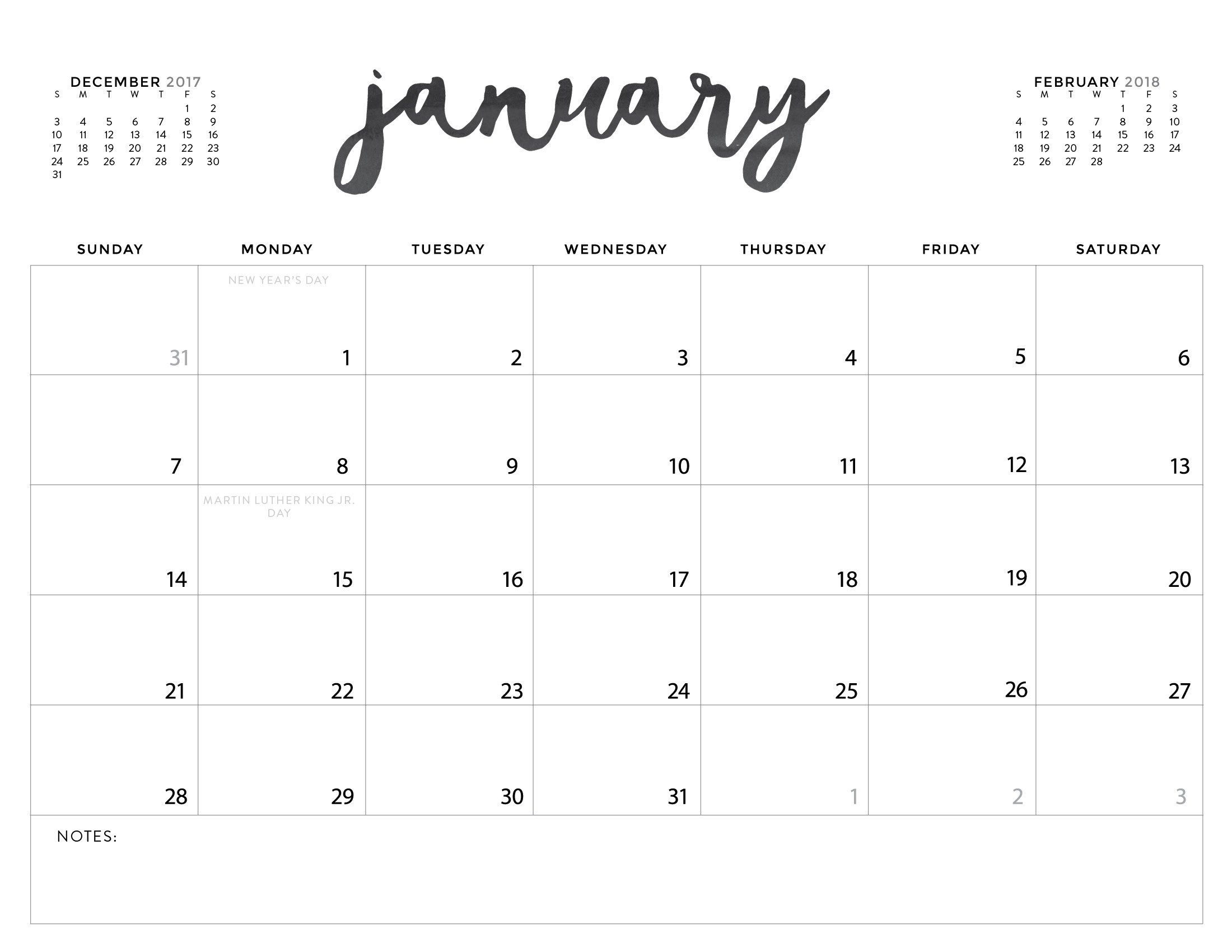 Large Box Grid Calendar Printable | Example Calendar Printable for Blank Calendar Grid Printable