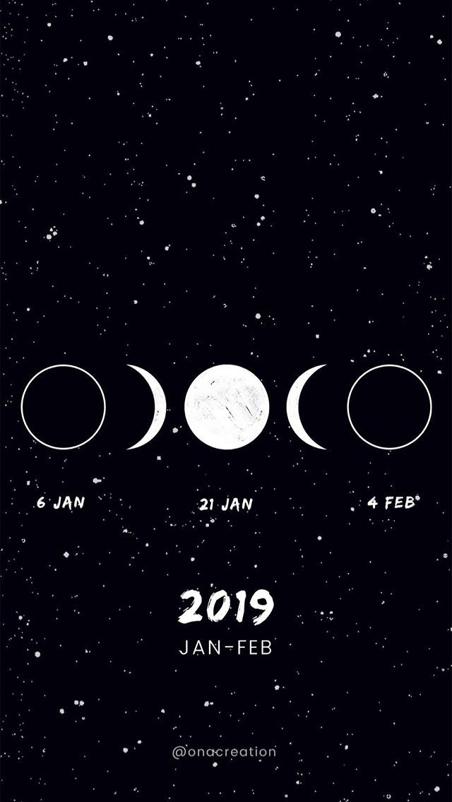 Moon Calendar January 2019  Lunar Phases  Wallpaper with regard to Calendar Lunar De Tuns