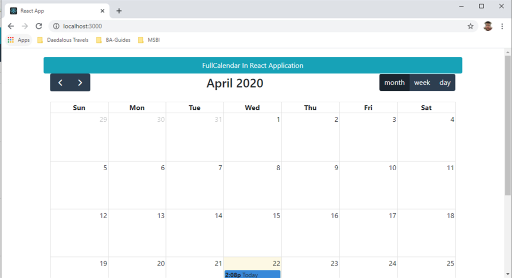 React Native Calendar Events Npm  Calendarso within Wix React Native Calendar