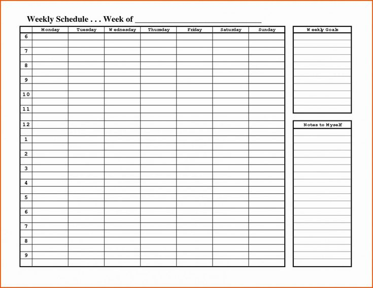 Sample Weekly Hourly Planner Template Word Daily Schedule regarding Hourly Planner Template