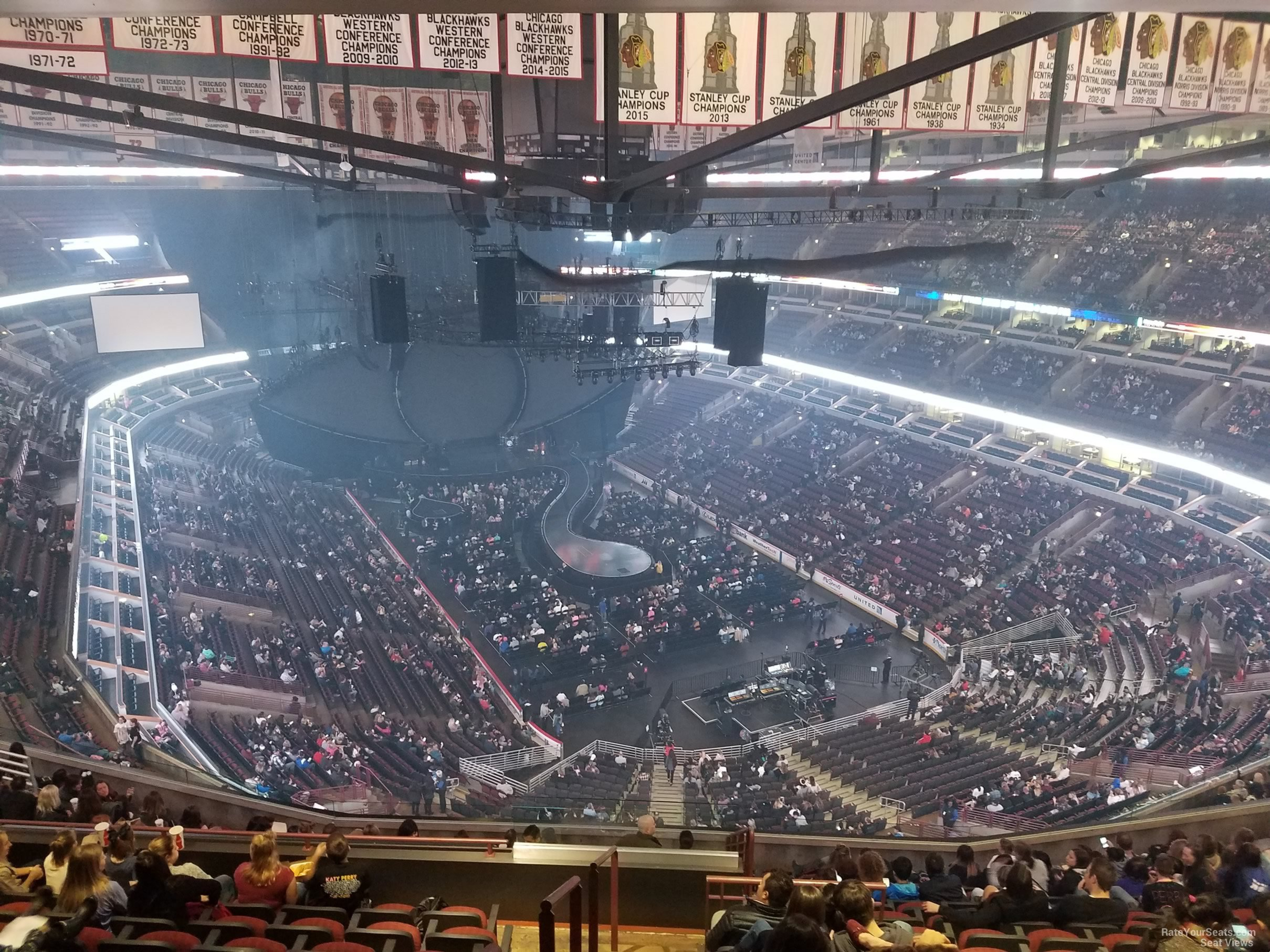 Section 311 At United Center For Concerts  Rateyourseats inside United Center Seat Numbers