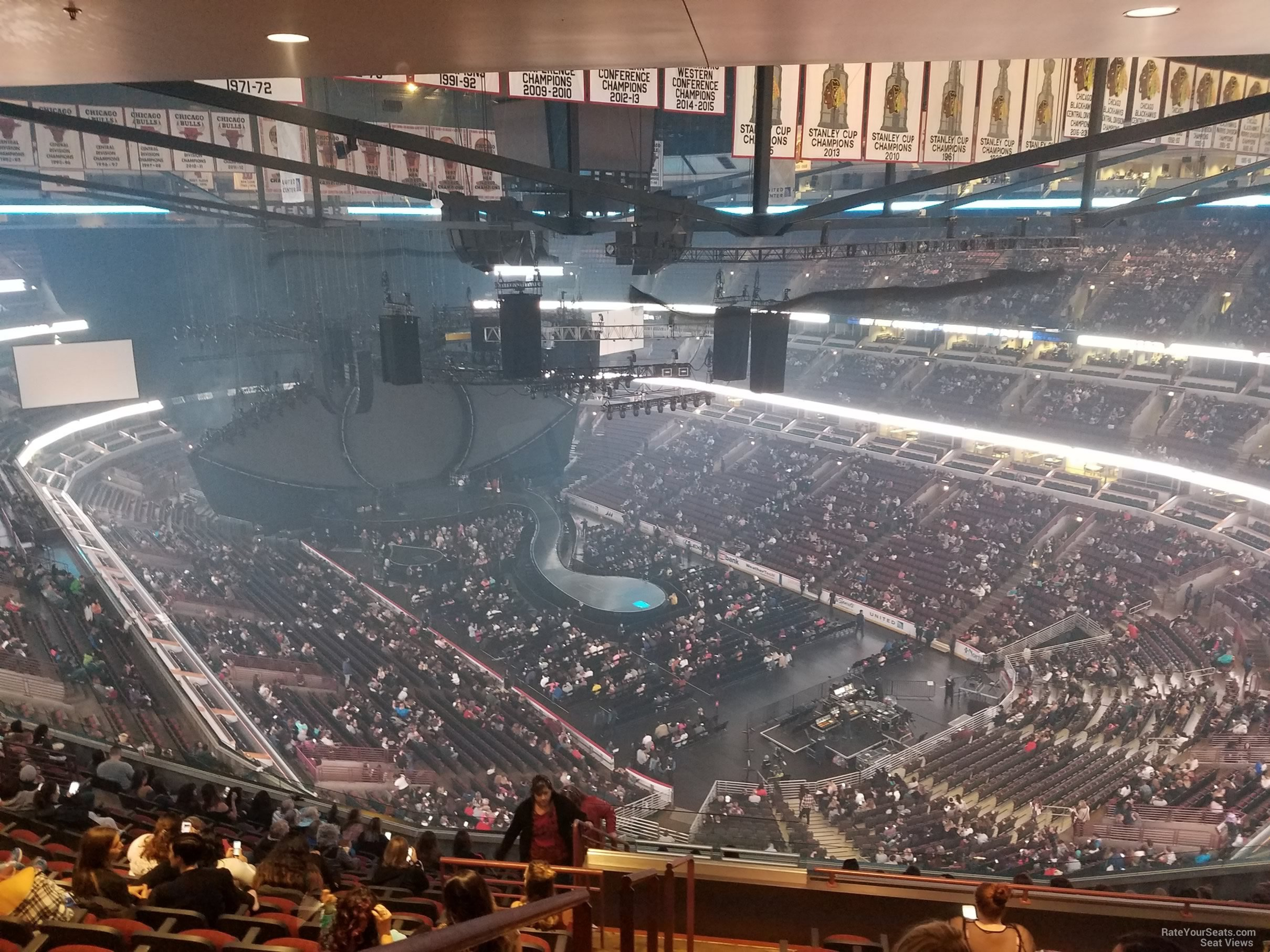 Section 312 At United Center For Concerts  Rateyourseats regarding United Center Seat Numbers