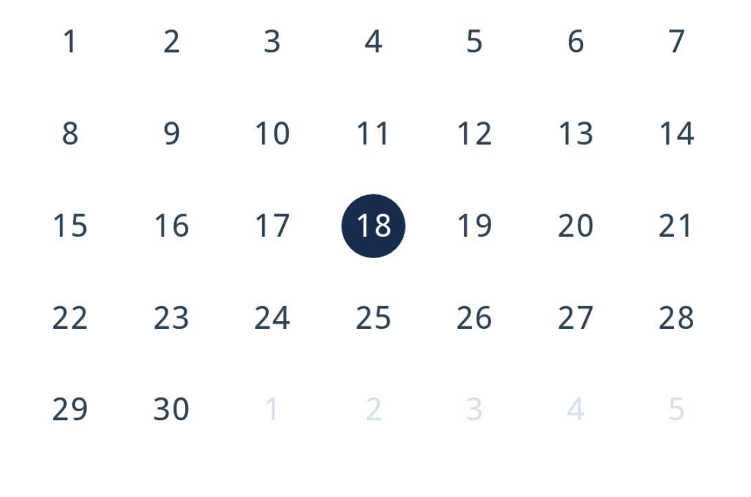 Style Selected Date With Marking Type Period · Issue #1099 intended for Wix React Native Calendar