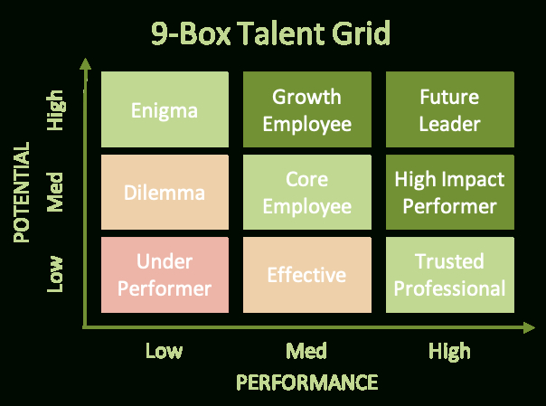 The Nine Box Talent Grid: A Simple Summary  The World Of regarding Nine Grid Matrix