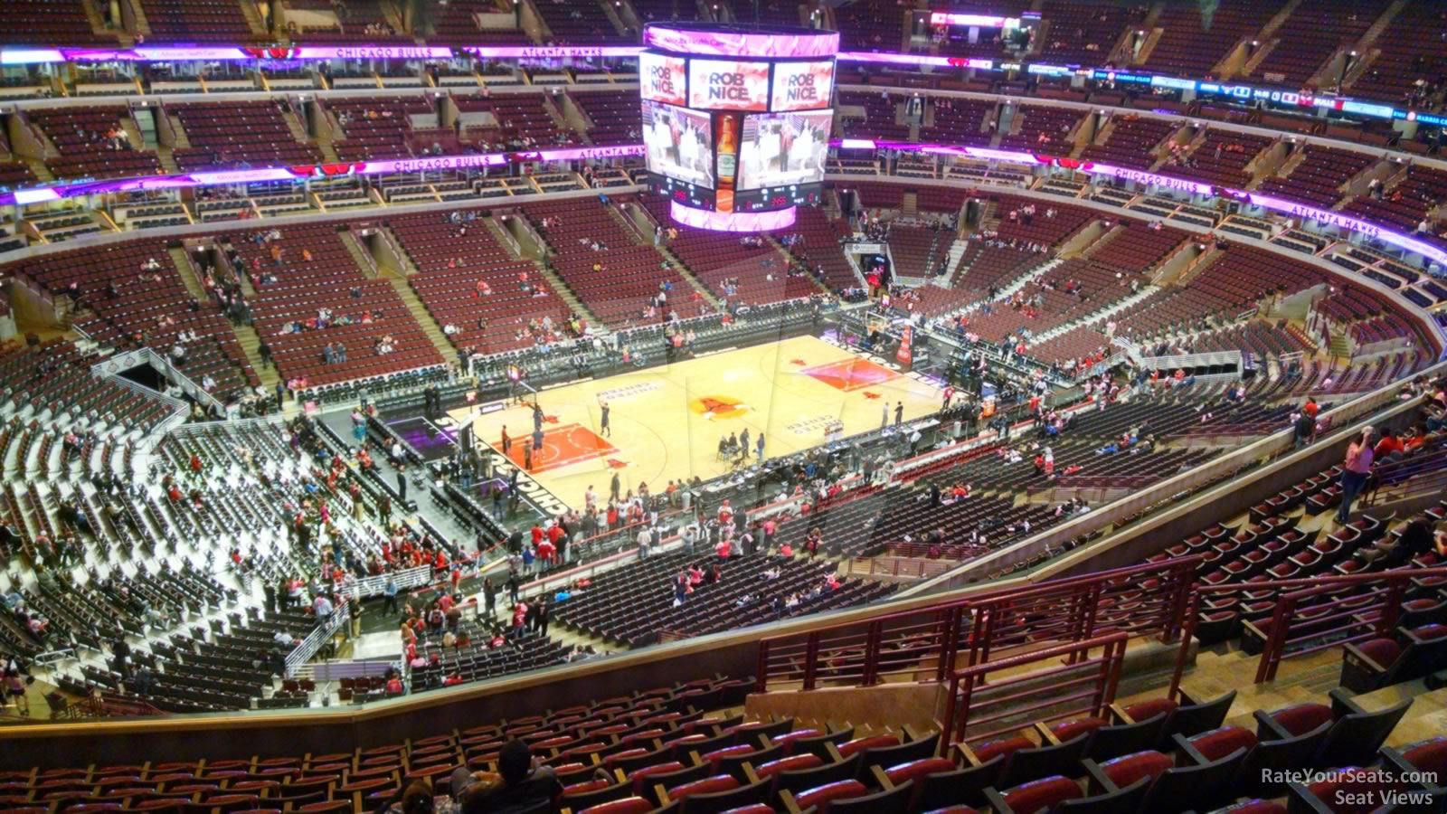 United Center Section 304  Chicago Bulls  Rateyourseats with United Center Seat Numbers