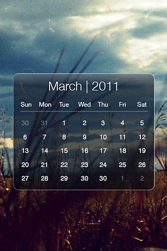 Wallpapercalendarmarch2011 | Resized The Images To 640 for Julian Calendar 2011