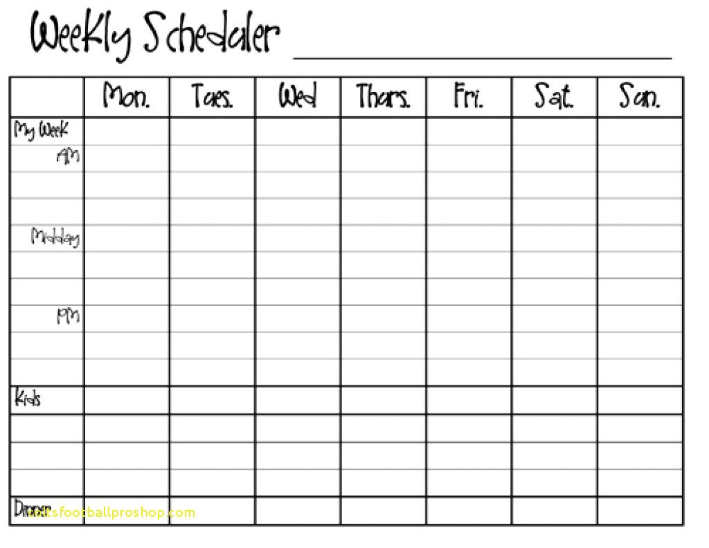 Weekly Calendar Template Monday To Friday | Example pertaining to One Week Blank Calendar Printable