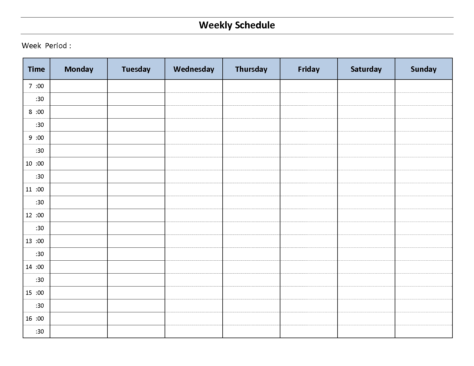 Weekly Calendar With Time Slots Template | Calendar with regard to Blank Weekly Calendar With Time Slots