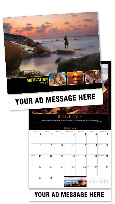 Wholesale Motivations Calendars, Personalized With Custom for Bulk Personalised Calendars