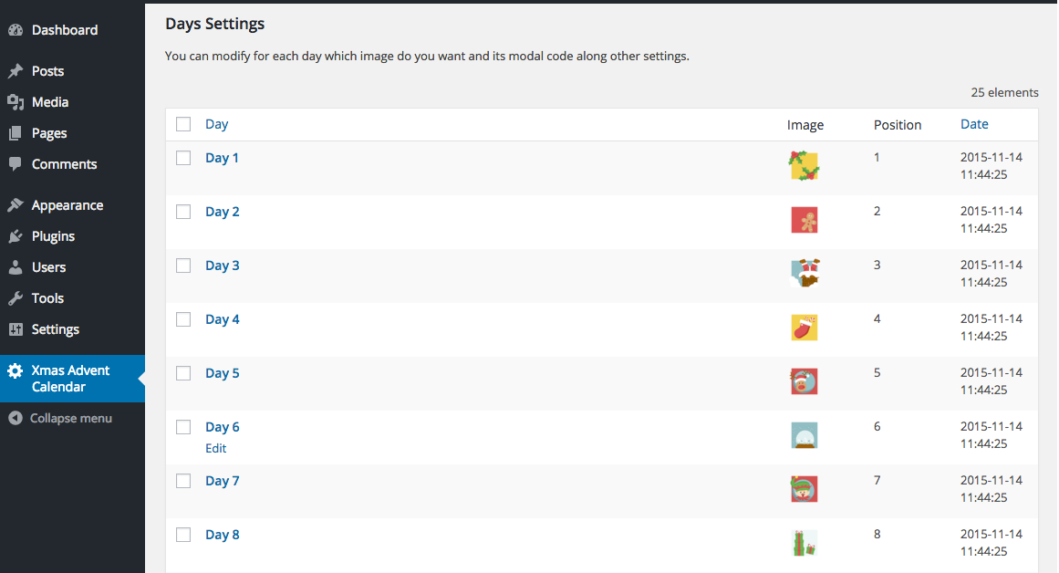 Xmas Advent Calendar  WordPress Plugin By Rssyow | Codecanyon for Xmas Advent Calendar - WordPress Plugin