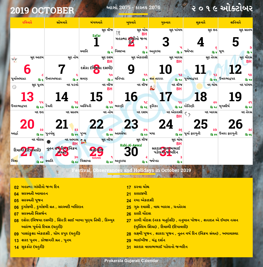 20+ Gujarati Calendar 2021 October  Free Download Printable Calendar throughout Gujarati Tithi Calendar 2022