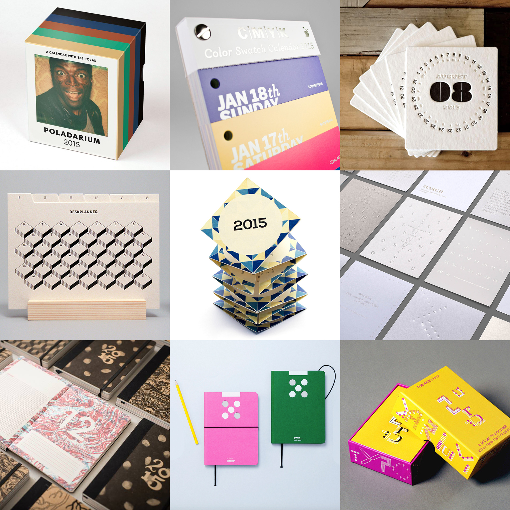 2015 Desk &amp; Pocket Calendar Inspiration | Design And Paper with regard to Pocket Calendar S Paper
