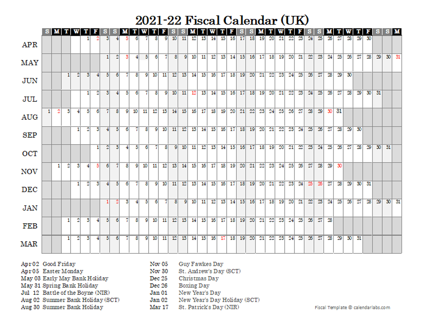 2021 Fiscal Year Calendar  Free Printable Templates intended for Free Printable Fiscal Year Calendar