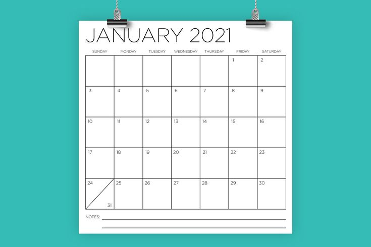 2021 Square 12X12 Calendar Instant Download Large Monthly | Etsy In with Large Square Calender Template