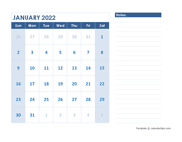 2022 Blank Printable Calendar  Free Printable Templates with regard to Free Google 2022 Calendar Printable
