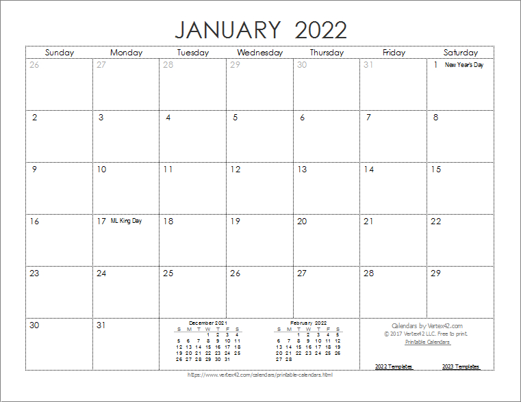 2022 Calendar Templates And Images in Google Calendar 2022 Template