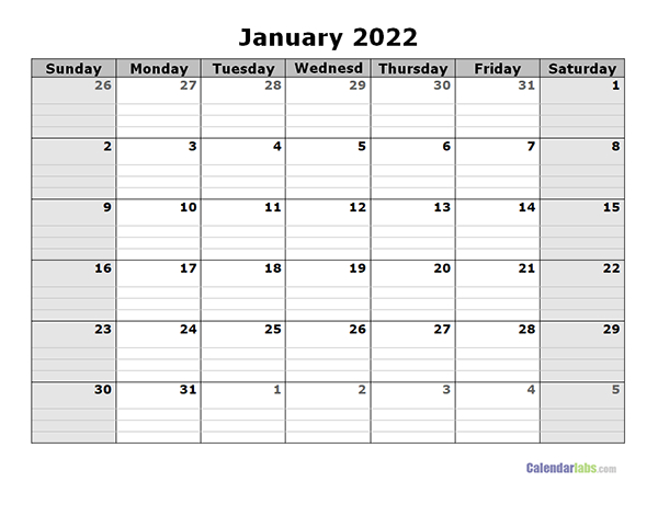 2022 Free Blank Calendar Free Printable Templates throughout Google Calendar 2022 Template