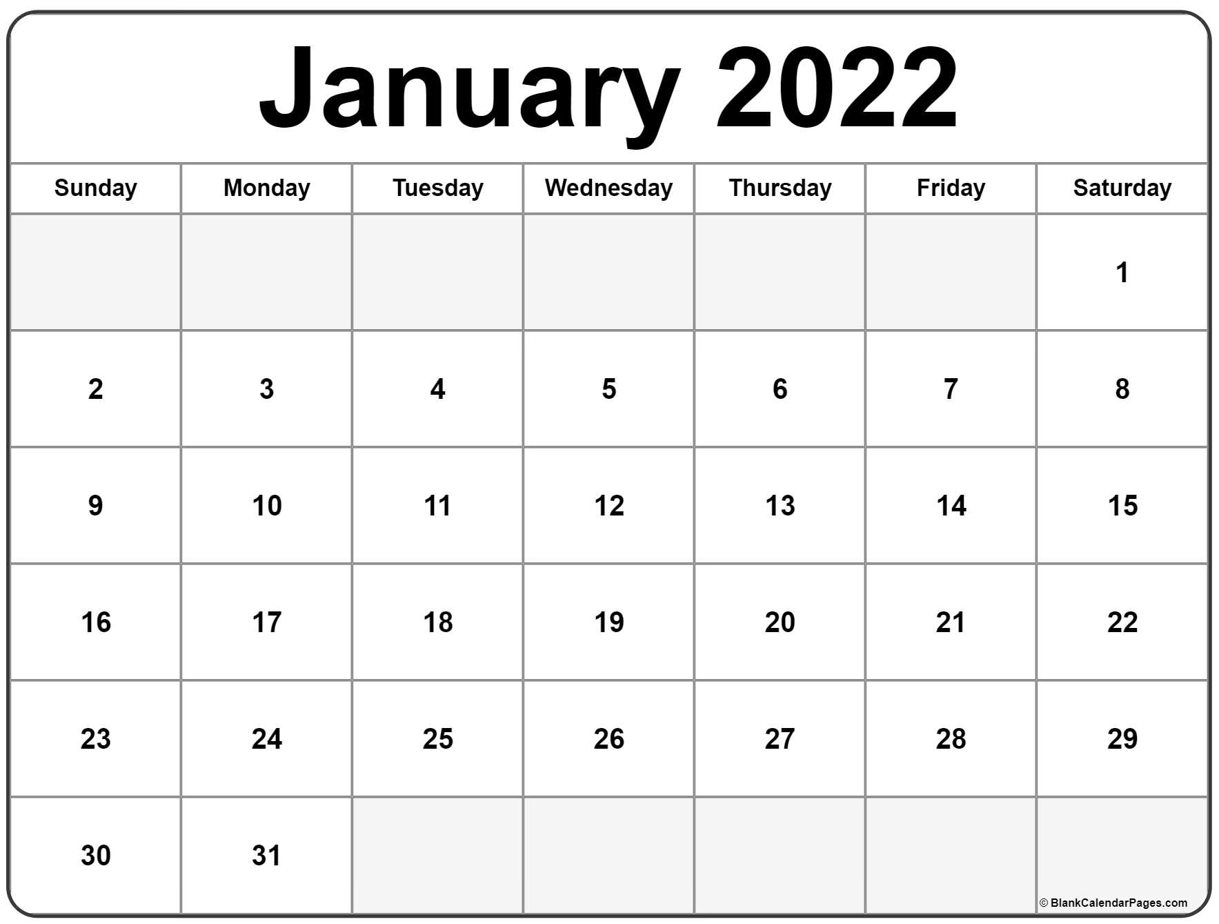 2022 Monthly Printable Calendars | Free Letter Templates in Free 2022 Monthly Calendars That Are Printable