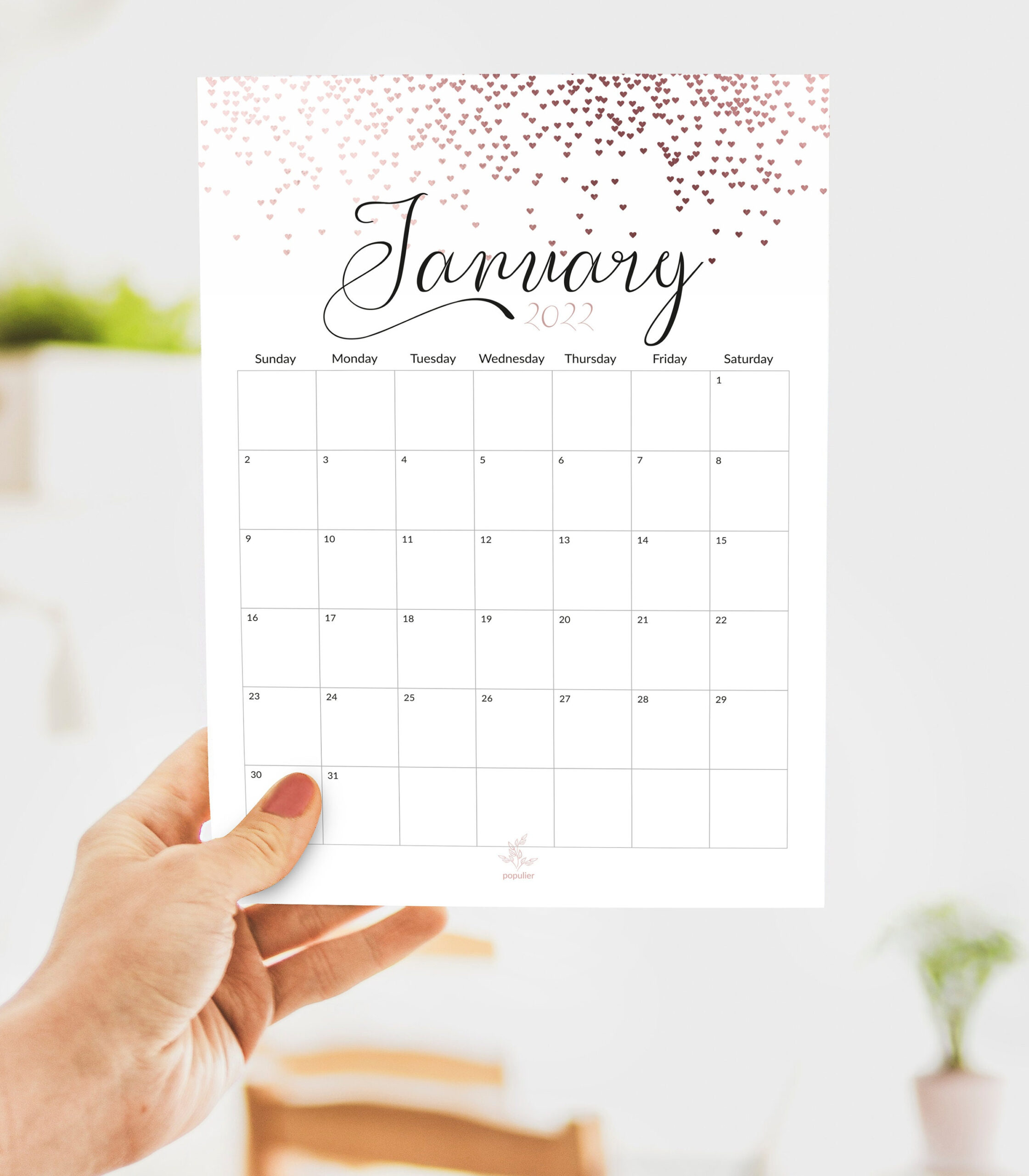 2022 Printable Calendar 2022 Wall Calendar Monthly Planner | Etsy throughout Free Printable Calendar Quarterly 2022