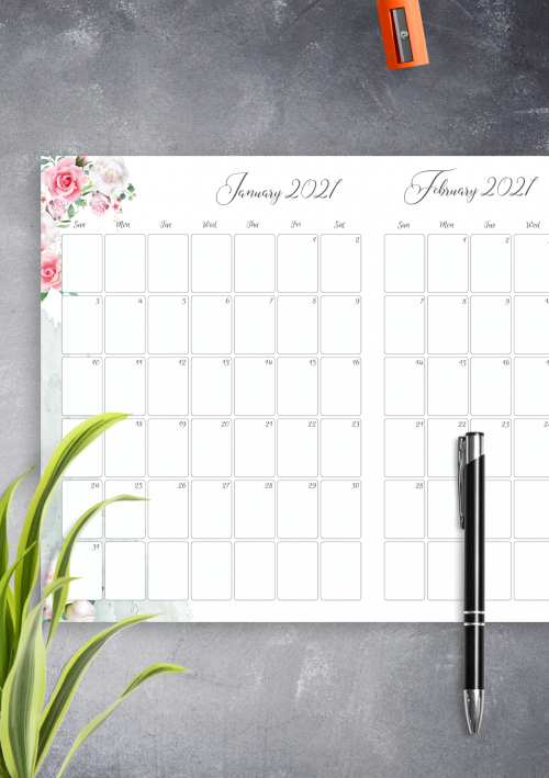 2022 Printable Calendar Vertical  2022 Year Calendar Vertical Design for Free Printable Calendar 2022 Vertical