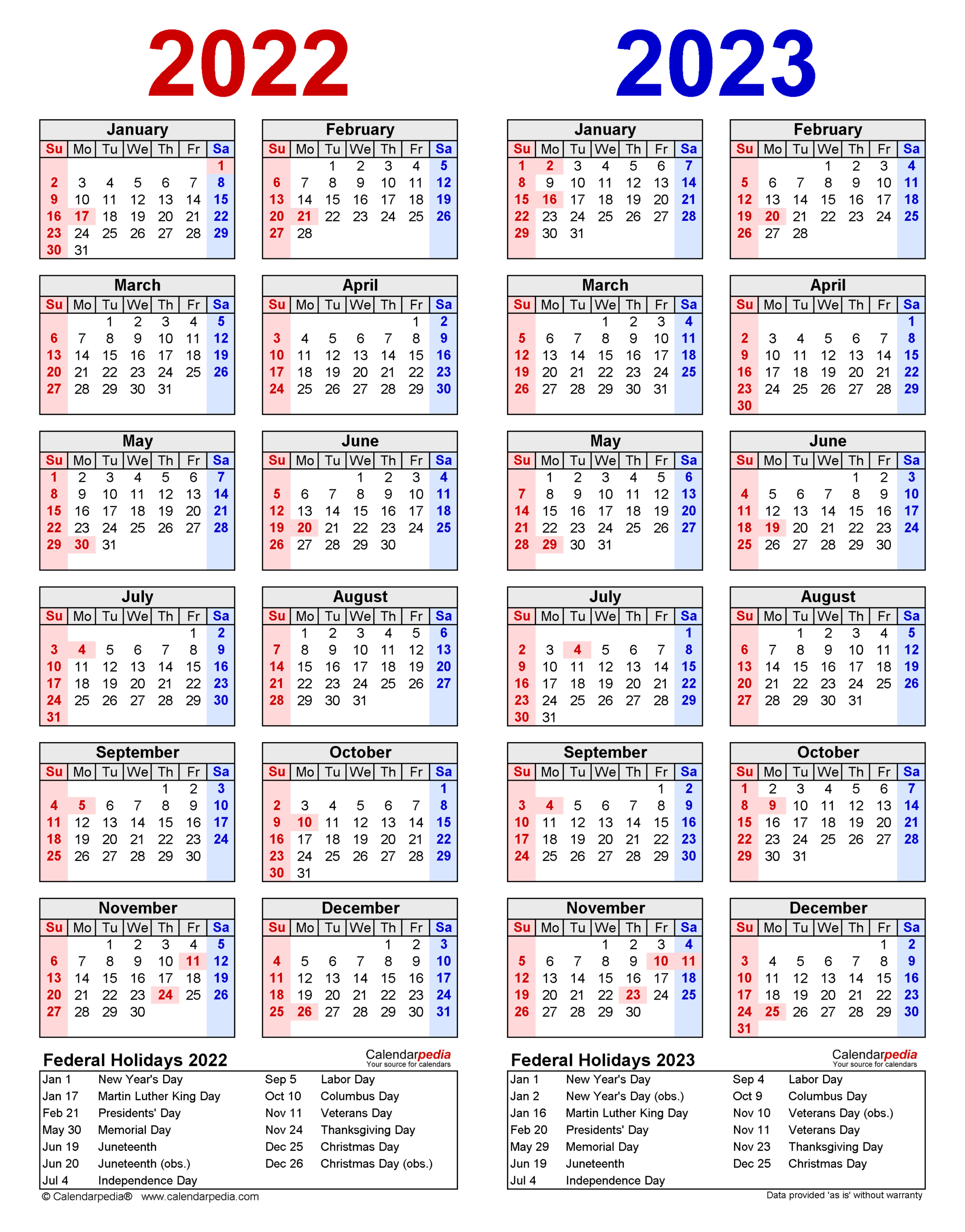 20222023 Two Year Calendar  Free Printable Excel Templates in Free Portrait Printable Calendars 2022