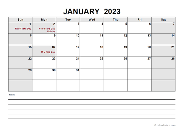 2023 Blank Calendar Pdf  Free Printable Templates regarding Background March Calendar 2023