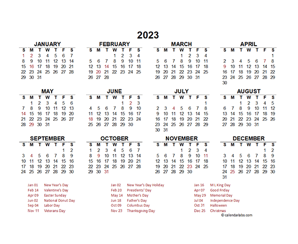 2023 Yearly Calendar Template Excel  Free Printable Templates in Background March Calendar 2023