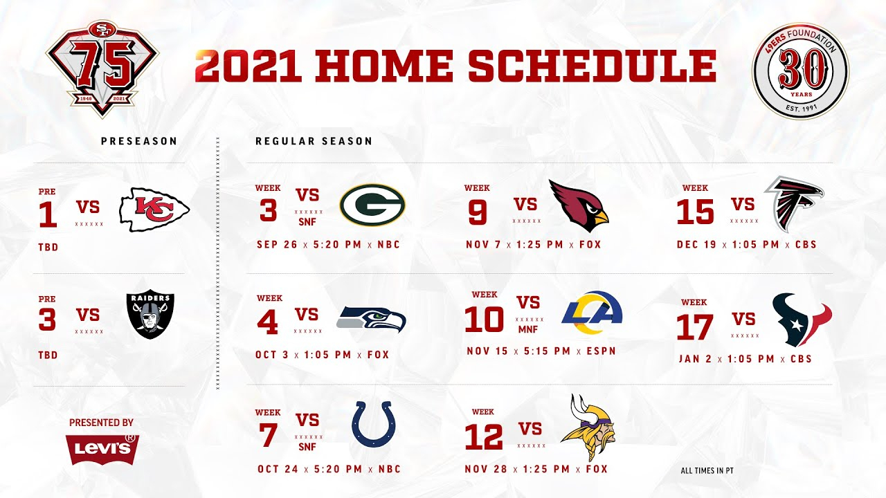 49Ers Schedule 2022  Festival Schedule 2022 intended for Free Printable Weekly Football Schedules 2022