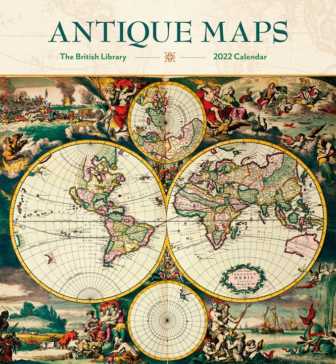 Antique Maps 2022 Wall Calendar for Calender 2022 Wall Calendar