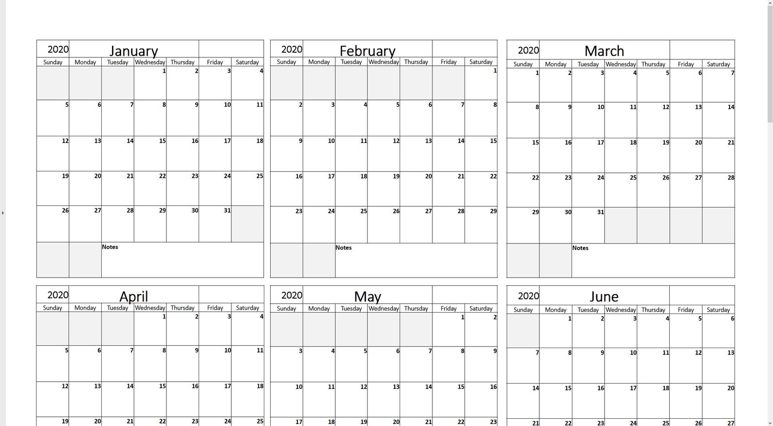 Ao 2020 Calendar Extra Large Wall Printable 84X118Cm Portrait | Etsy for Free Printable Extra Large Calendars