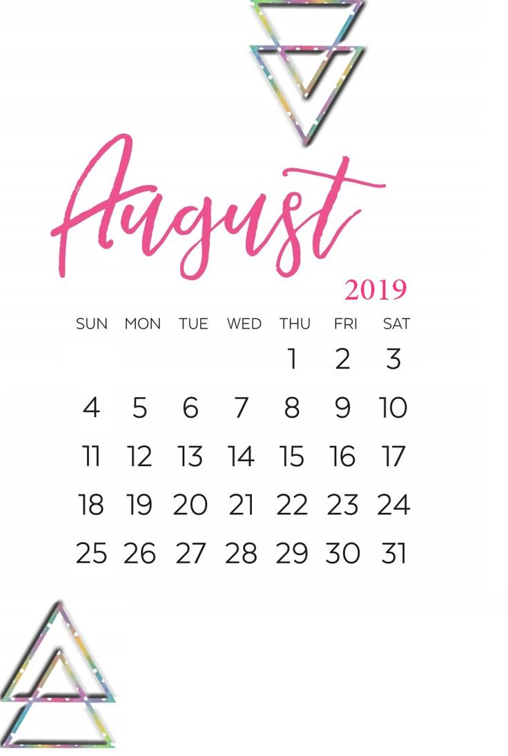 August 2019 Calligraphy Calendar Printable | Monthly Calendar Template regarding Printable Month Calligraphy Clander