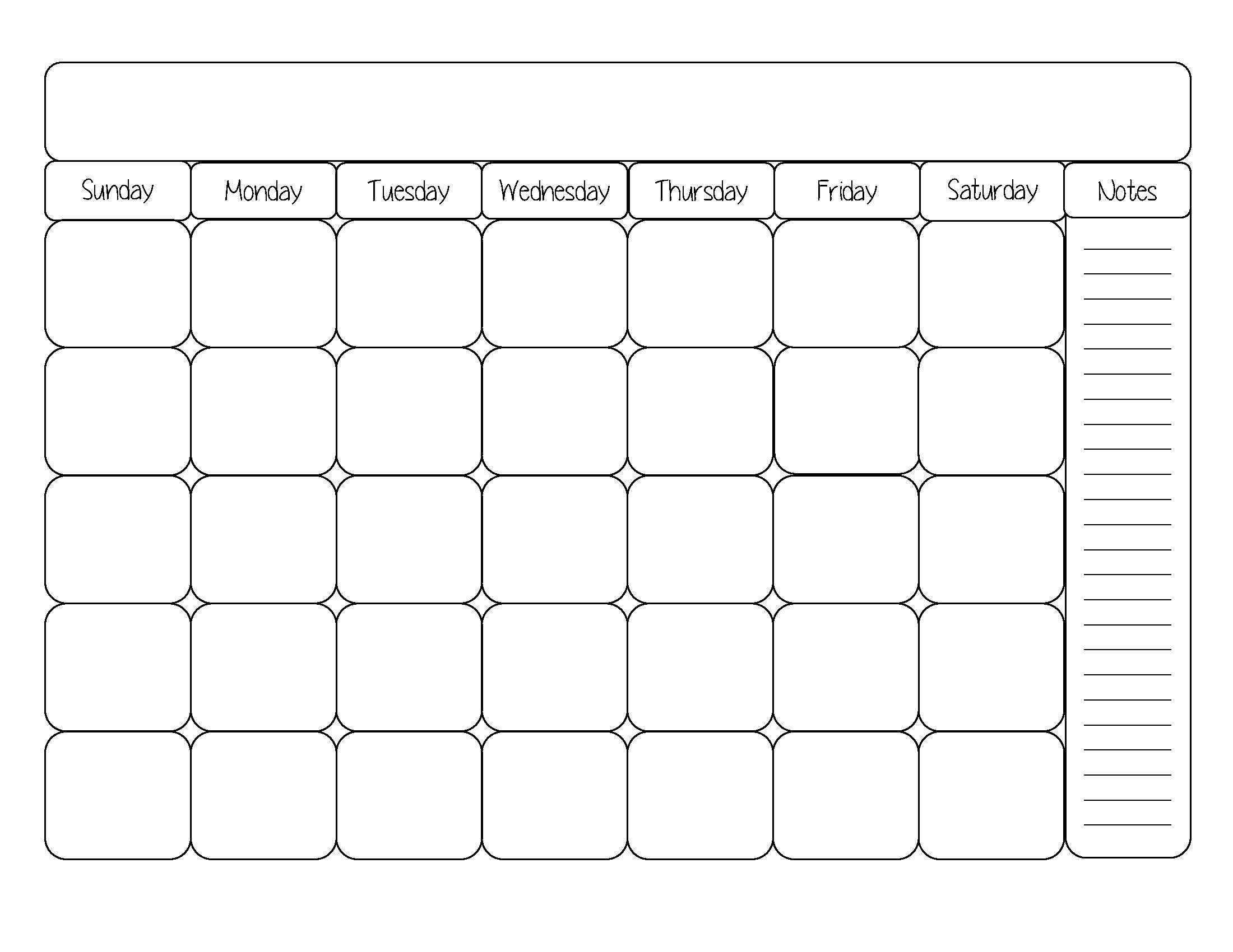 Blank Calender 31 Days | Calendar Template Printable with Blank Desk Calendar Printable