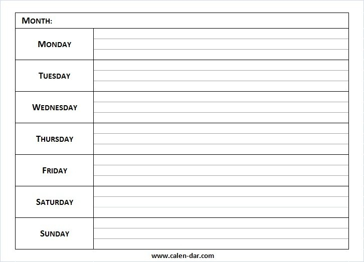 Blank Sunday Thru Sunday Schedule Graphics | Calendar Template 2020 regarding Calendar Sunday To Saturday Template