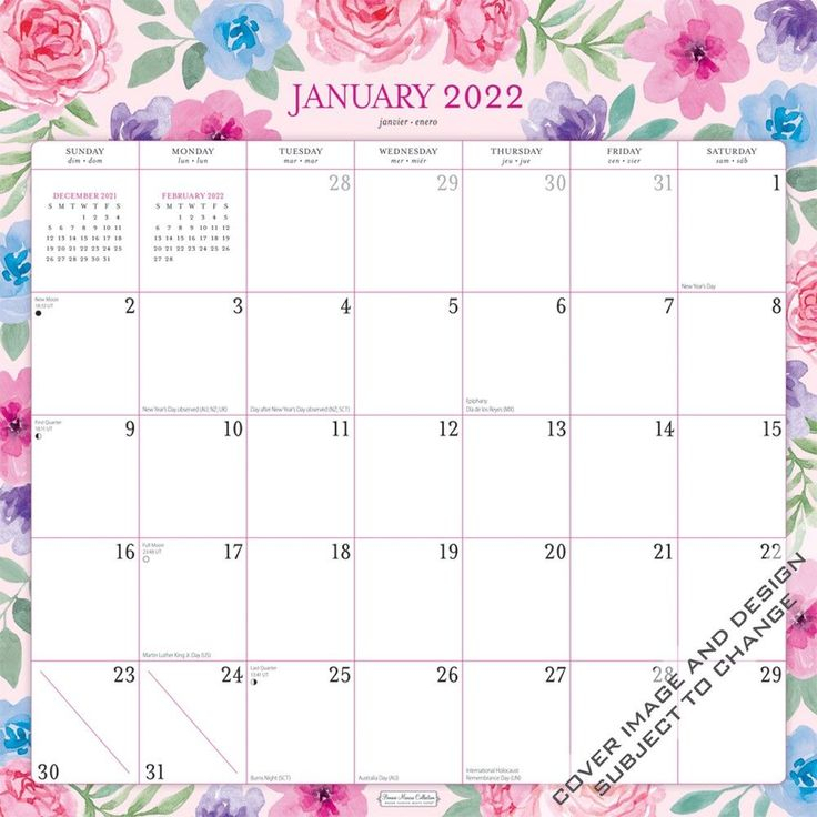 Bonnie Marcus 2022 Spiral Wall Calendar In 2021 | Wall Calendar, Bonnie in Calendars With Large Squares