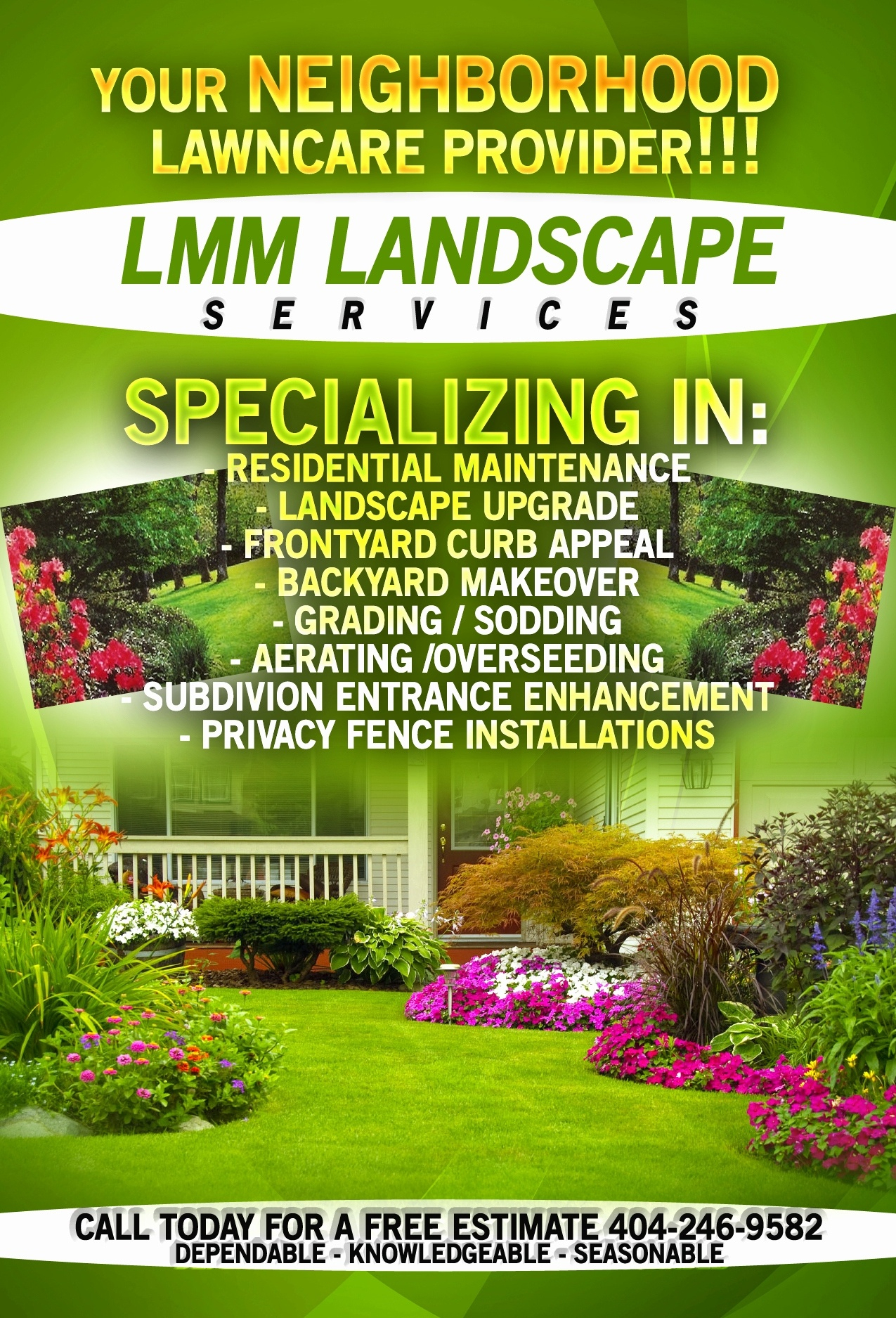 Business Plan Free Landscaping Flyer Templates Inspirational Nice within Free Landscape Architecture Calendar