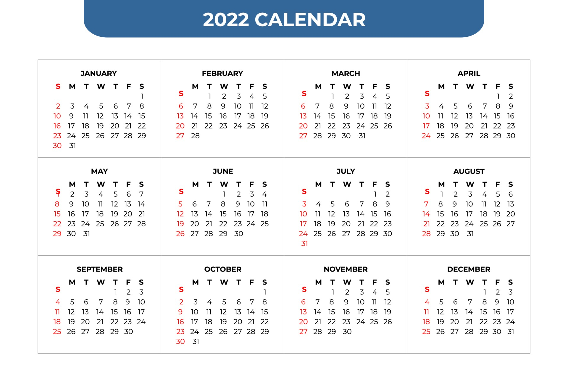 Calendar 2022 Vector Art, Icons, And Graphics For Free Download inside Time And Date Calendar 2022