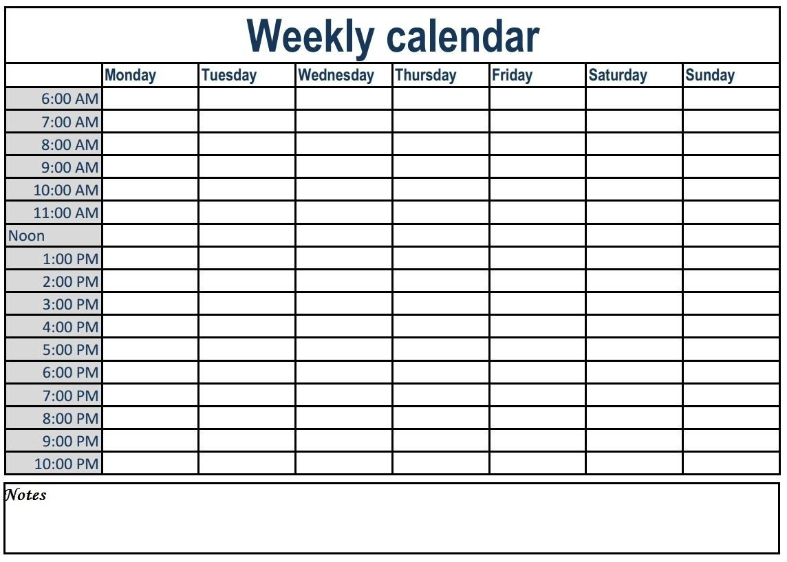 Calendar With Time Slots Printable | Month Calendar Printable with Printable Monthly Calendar With Time Slots